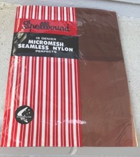 Spellbound 15 Denier Micromesh Seamless Nylon Perfects Size 89-1960 s-Stockings.