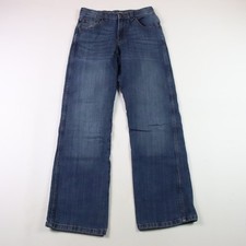 Wrangler Retro Jeans Boy's 14 Slim Blue Relaxed Bootcut BRT20FL Adjustable Waist