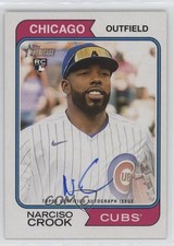 2023 Topps Heritage Real One Auto Narciso Crook #ROA-NC Auto 03ou