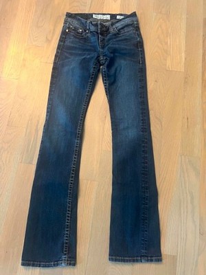 BKE Denim Sabrina Jeans Women s Size 27 LONG Bootcut Dark Wash  Inseam 37 .5