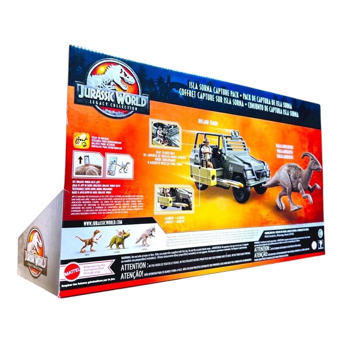 Jurassic World Legacy Collection Isla Sorna Capture Pack Vehicle