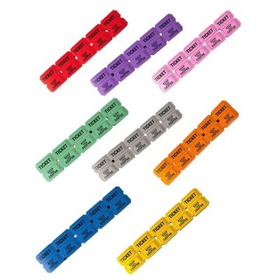 100Pcs Professional Raffle Coupons Double Roll For Prize Draws And Event Entry