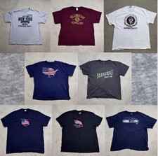 Lot of 8 Y2K 2XL Men’s T Shirts Bundle Graphic Tee Sports/USA/Nature READ DESC 