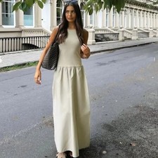 Elegant Sleeveless Women Long Dress