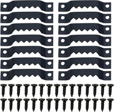 100Pcs Heavy Duty Picture Hangers Black Sawtooth Hangers for Picture Frame | Bla