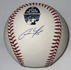 Christian Yelich signed 2018 NL MVP logo baseball MLB Brewers Auto USASM JSA COA