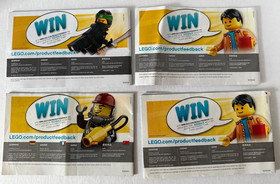 Lego Juniors Manuals ~10757 & 10757 Jurassic,  10754 Spider Man, & 10722 Ninjago