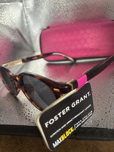 Neu mit Etikett Foster Grant Schildpatt Sonnenbrille mit Etui (9) - Bild 2 von 2