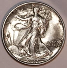 1943-P Walking Liberty Silver Half Dollar - XF/AU - #1965D