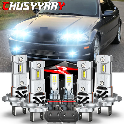 Fits for BMW 330Ci 325Ci 2001-2006 6x combo LED Headlight Fog Light Bulbs Kit