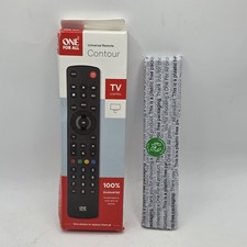 Image of One For All Contour Universal TV Remote Control Works On All Brands Television