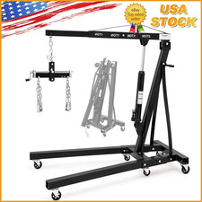 2 Ton Steel Folding Engine Hoist With Lever Hydraulic Cherry Picker Engine Hoist
