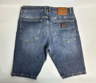 Nuevos pantalones cortos de mezclilla vintage para hombre Dolce Gabbana talla 54 - Imagen 1 de 4