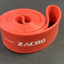 Zacro Pull Up Assist Band, Premium Stretch Resistance Bands 60 - 170lbs Red NEW