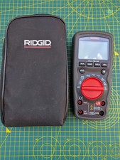 RIDGID DM-100 Digital Multimeter ? Excellent Condition With Case