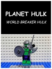 LEGO World Breaker Hulk Minifigure NEW . Unique World War Hulk Custom MOC