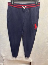 Polo Ralph Lauren Boys Navy Jogger Pants Size m10-12 boys