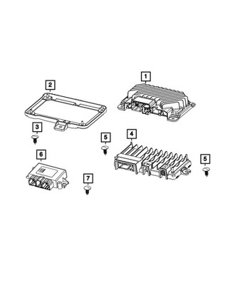 Genuine Mopar Camera Processor Module 68667497AL