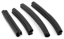 XMHF Car Rubber Sealing Sealed Strip Door Guard Buffer Protector Black 4pcs