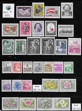 WC1_33. AUSTRIA. Beautiful lot of 1962-1964 stamps w. complete sets. MNH