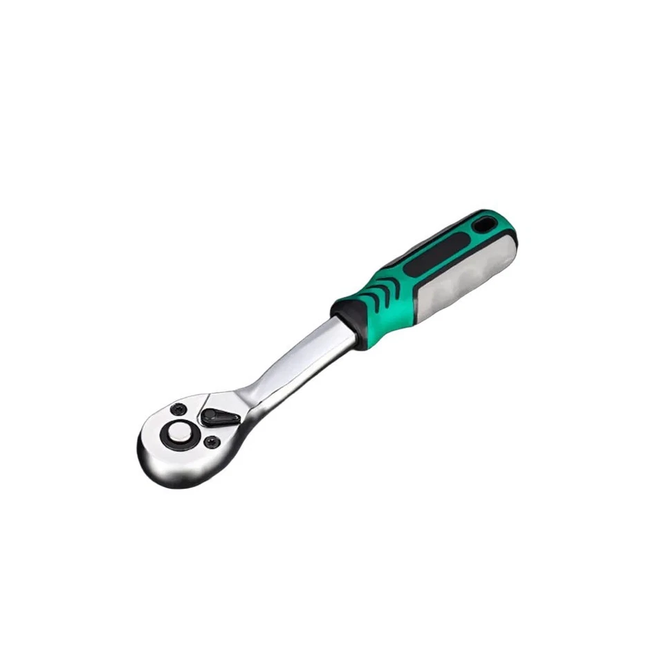 Ratchet Socket Wrench 14 Inch 38 Inch 12 Inch Ratchet Drive 72 Teeth Reversible - Image 3 of 4