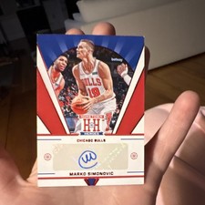 2021-22 Panini Chronicles Marko Simonovic Hometown Heroes Auto Card