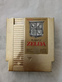 The Legend Of Zelda [NES, 1987] Loose With Nintendo Cover - Authentic