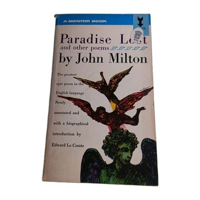 Paradise Lost John Milton Mentor 1961 Paperback Book