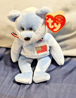 Vintage Ty Blue Beanie Baby "America" 9/11 American Red Cross Disaster Relief — photo 1