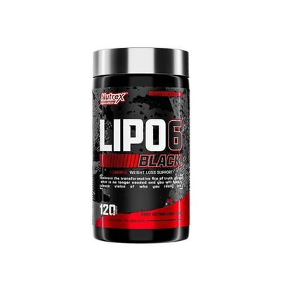 Nutrex Lipo-6 Black 120 Capsules | Extreme Potency Weight Loss