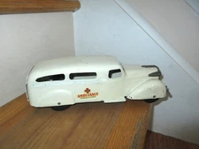 Vintage Late 30s 11” Wyandotte Ambulance Car Paint & Decals  Pressed Steel