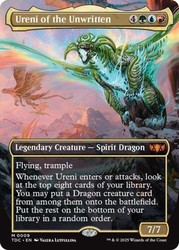 Ureni of the Unwritten (Borderless) Foil #9 Commander: Tarkir: Dragonstorm