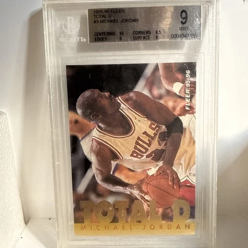 1995-96 FLEER TOTAL D #3 MICHAEL JORDAN BGS 8.5
