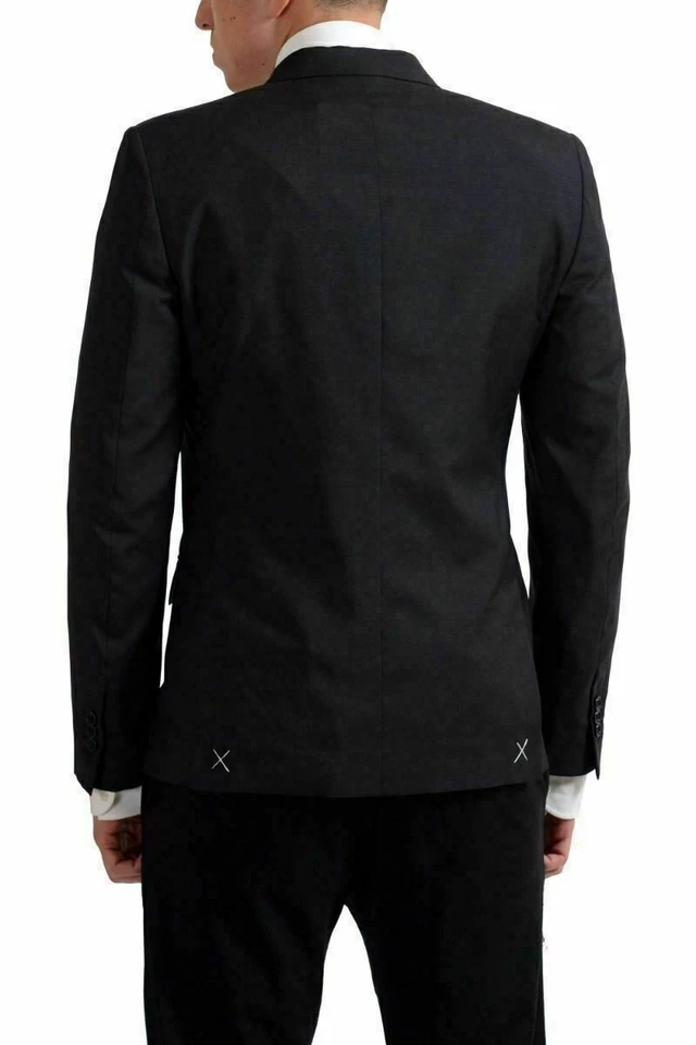 Blazer masculino Marc Jacobs 100% lã preto dois botões EUA 42 IT 52 - Imagem 2 de 4