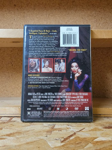 PARIS IS BURNING DVD Jennie Livingston MIRAMAX HOME ENTERTAINMENT - Picture 2 of 2