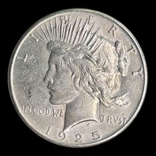 1925 Peace Silver Dollar