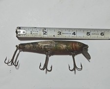 Vintage Wood Fishing Lure. 5"