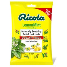 Ricola Cough Drops Sugar free Lemon Mint - 45 Ct