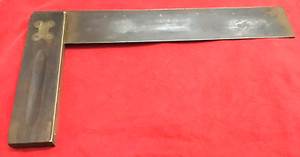 Antique Rosewood & Brass 7” X 12” Try Square , Has 1” Thru 12” Engraved, No Mfg