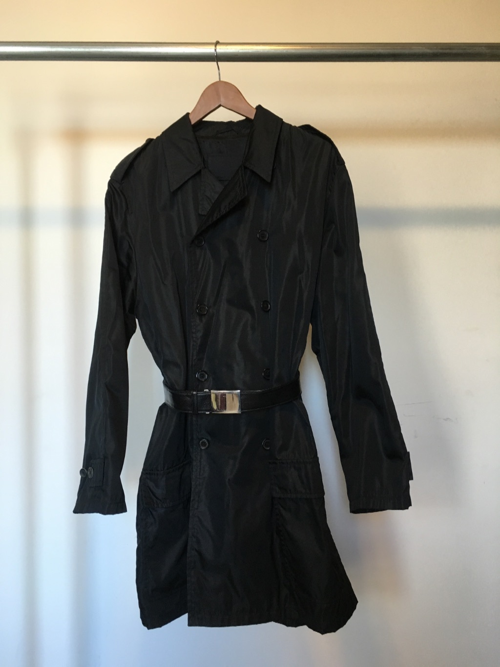 prada mens trench coat