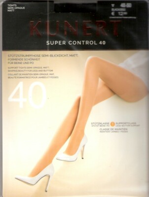 Kunert - SUPER CONTROL 40 - Strumpfhose Gr. 42-44 oder 48-50 schwarz