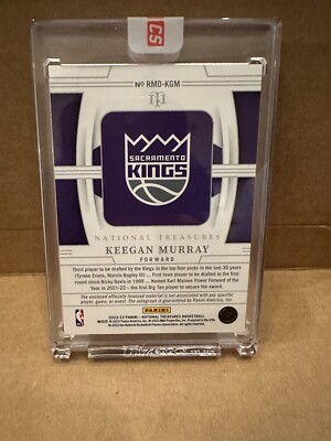 2022-2023 National Treasures Keegan Murray RPA /99 | eBay
