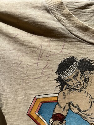 Autographed T Shirt Jimmy Superfly Snuka