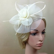 Bridal Headband Hat Weddings Fascinator Ladies Day Race Royal Ascot 5 Colors New
