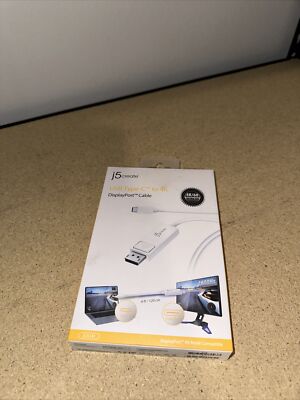 j5create 4FT USB Type-C to 4K DisplayPort Cable Ultra HD (JCA141) - [LN] 