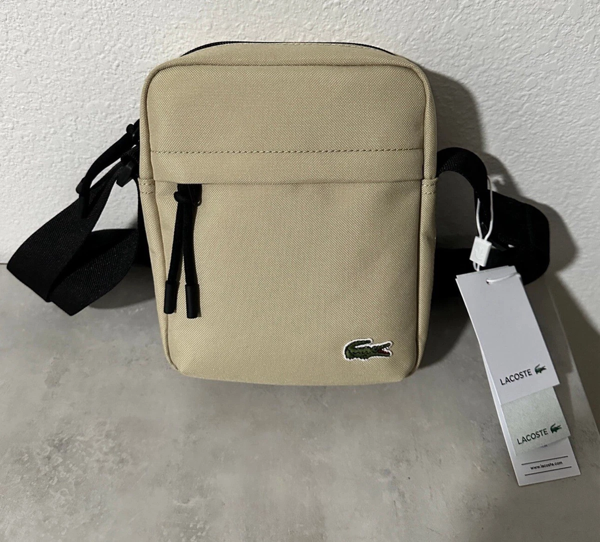 Lacoste Yellow Backpack Y2K Soft Cotton Lining Casual Men’s Bag vintage style Neocroc Striped Backpack - Bags - New In 2026 | Lacoste main image 2