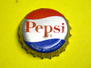 RARE VINTAGE PEPSI - COLA SODA PORTLAND MAINE ARMSTRONG CORK BOTTLE CAP NEW YORK