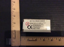 Rare Original Vintage Bits & Pieces Brass Cannon Puzzle Toy #07-7152 with Box