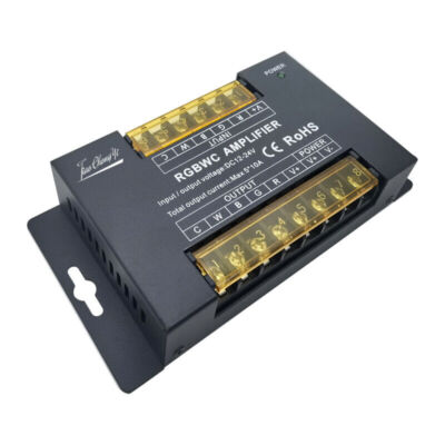 RGBCCT High speed power Signal Amplifier 10A X 5CH Channels For RGBWC LED strip