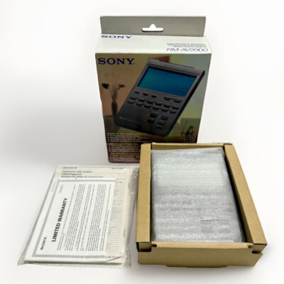 New Sony RM-AV2000 Integrated Remote Commander -Control 12 Devices Touch Key LCD